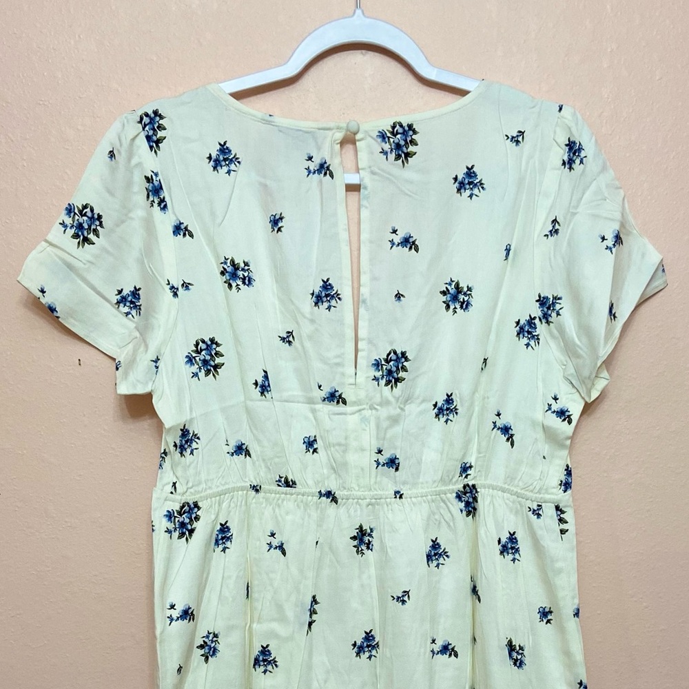 American Eagle Floral Short-Sleeve Mini Dress - Picture 7 of 8